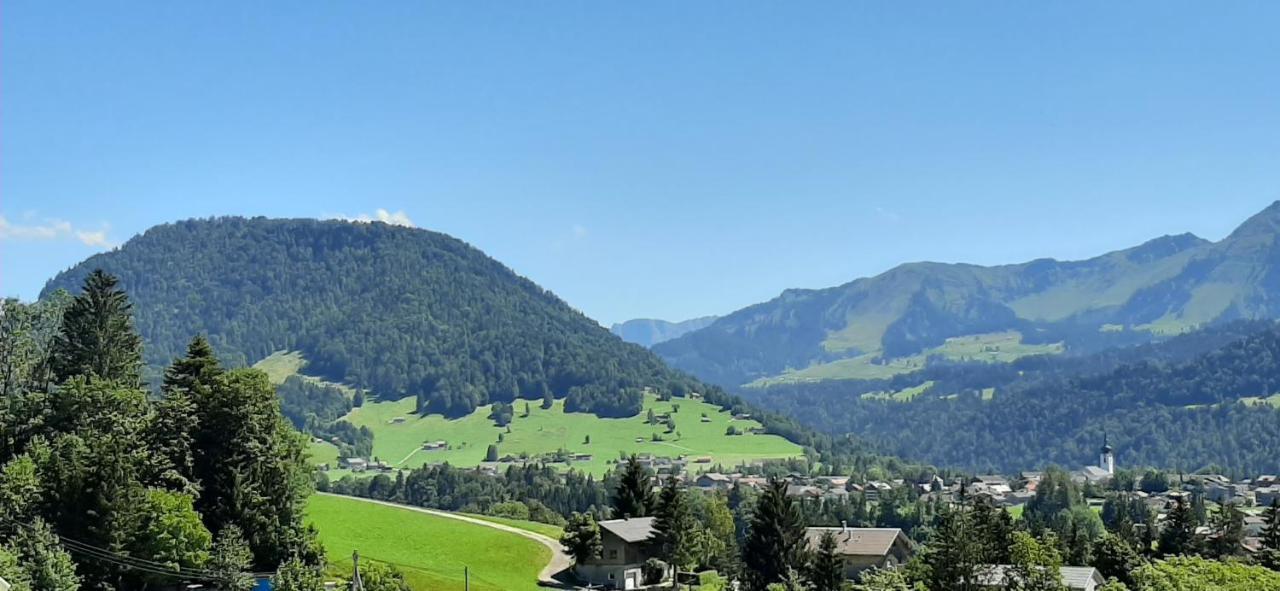 Ferienwohnung Schoenenbuehl Hittisau Buitenkant foto