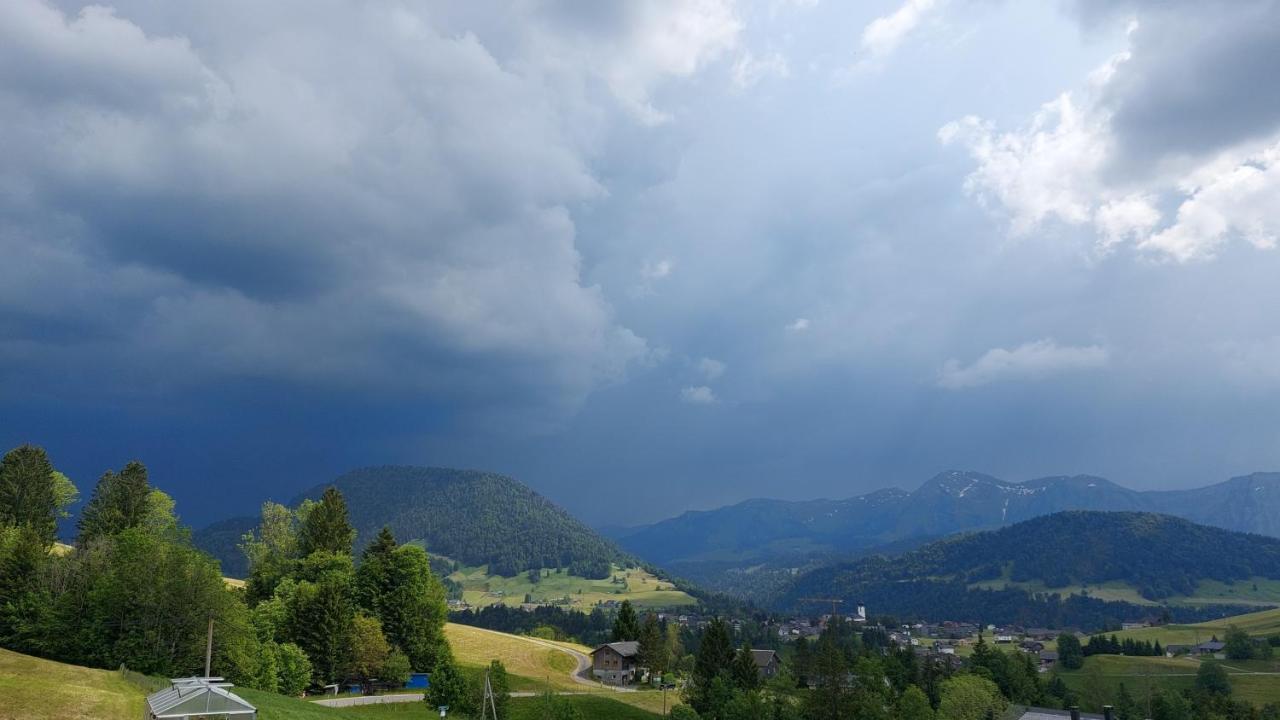 Ferienwohnung Schoenenbuehl Hittisau Buitenkant foto